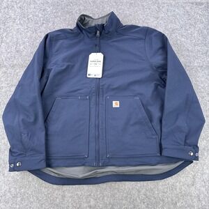 Carhartt Super Dux Jacket Womens 2XL Navy Softshell Rain Defender Relaxed Fit